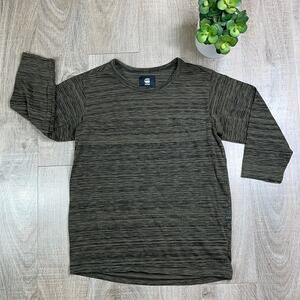 G-STAR RAW Women's Boyfriend Fit 3/4 Sleeve Basic Top